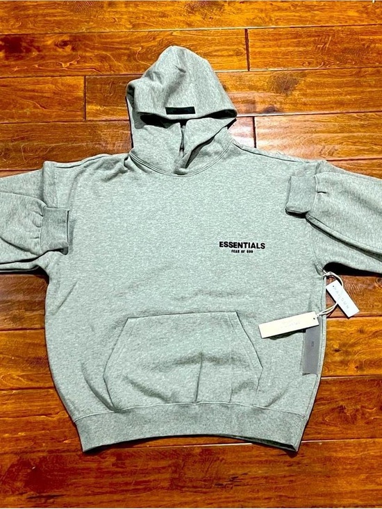 Essentials Other - Essentials Men's Light Gray Pullover Hoodie